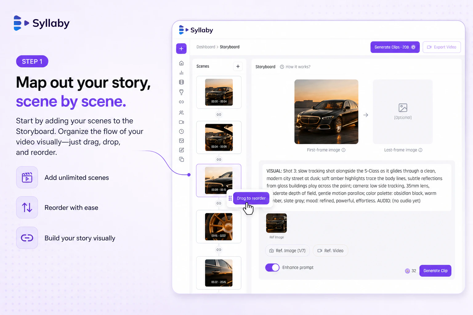 Syllaby's Storyboard screenshot 2