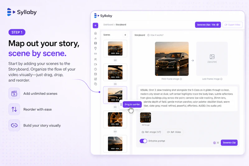 Syllaby's Storyboard screenshot 3