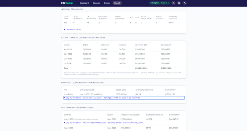 FIG Tracker screenshot 3