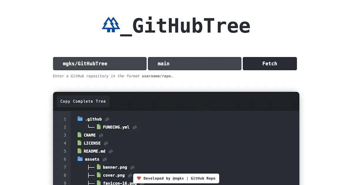 GitHubTree