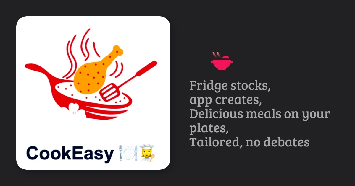 startuptile CookEasy-Turning Your Fridge into Recipes!