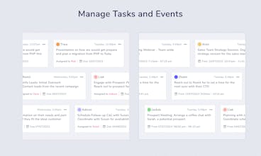 Uma captura de tela do painel de controle do Sales Sparrow, destacando seus recursos avançados para aumentar a produtividade.