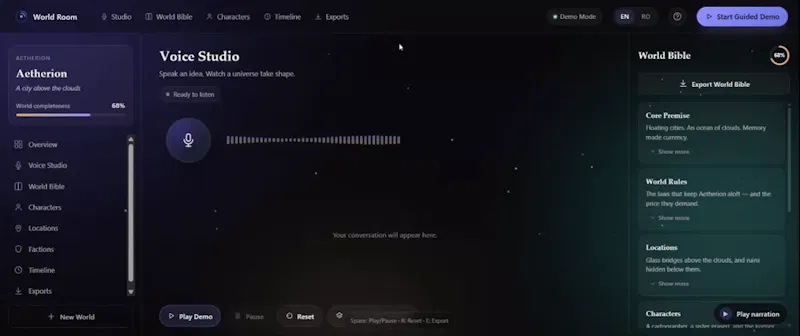 World Room screenshot 1 (video preview)