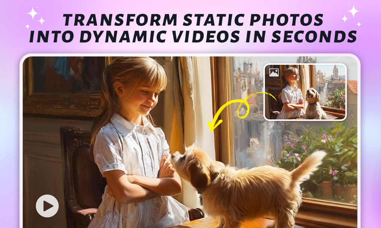 Animasyon AI - Görüntüleri dinamik videolara dönüştürün medya 3