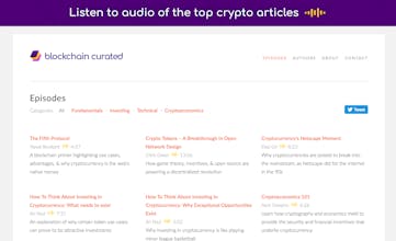 Blockchain Curated gallery image