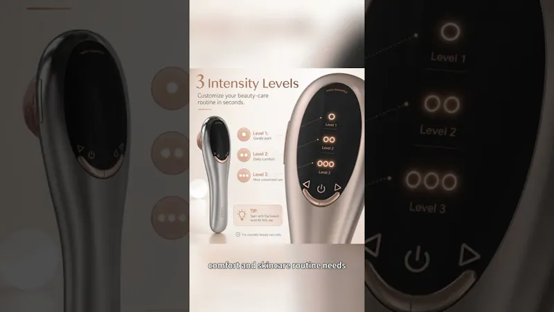 Home-Use Ultrasonic Beauty Device screenshot 1 (video preview)