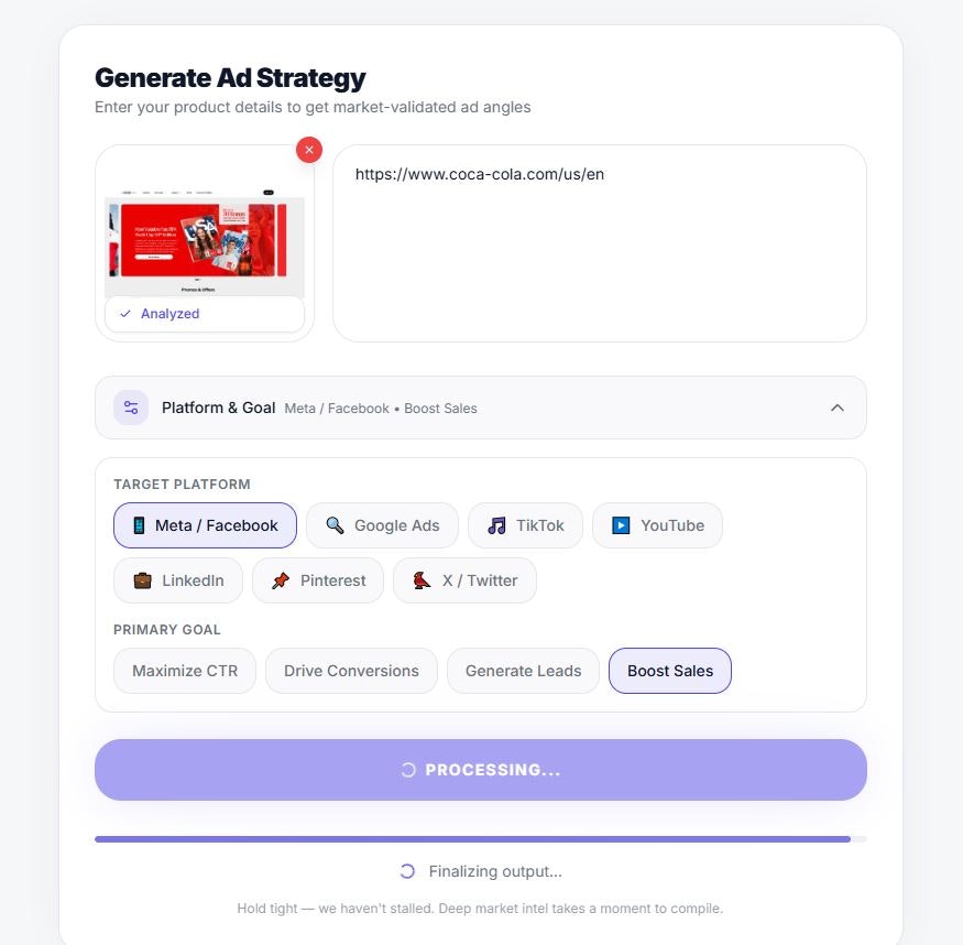 Ad Master Pro - Screenshot 2 showing product features and functionality