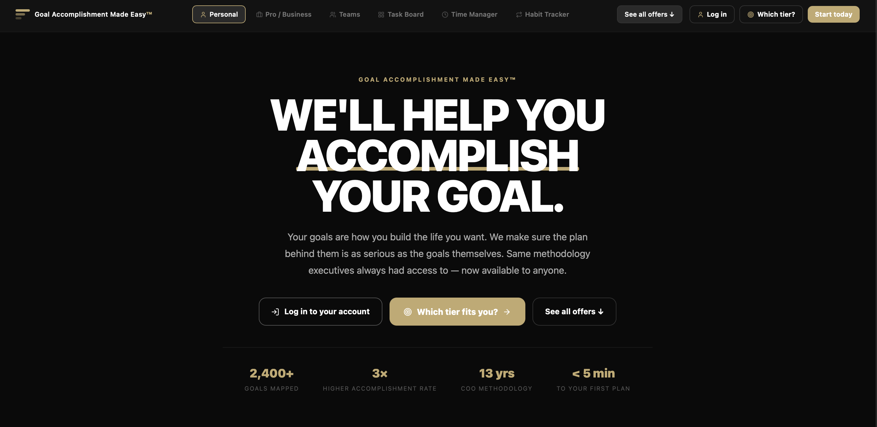 Goal Accomplishment Made Easy™ gallery image