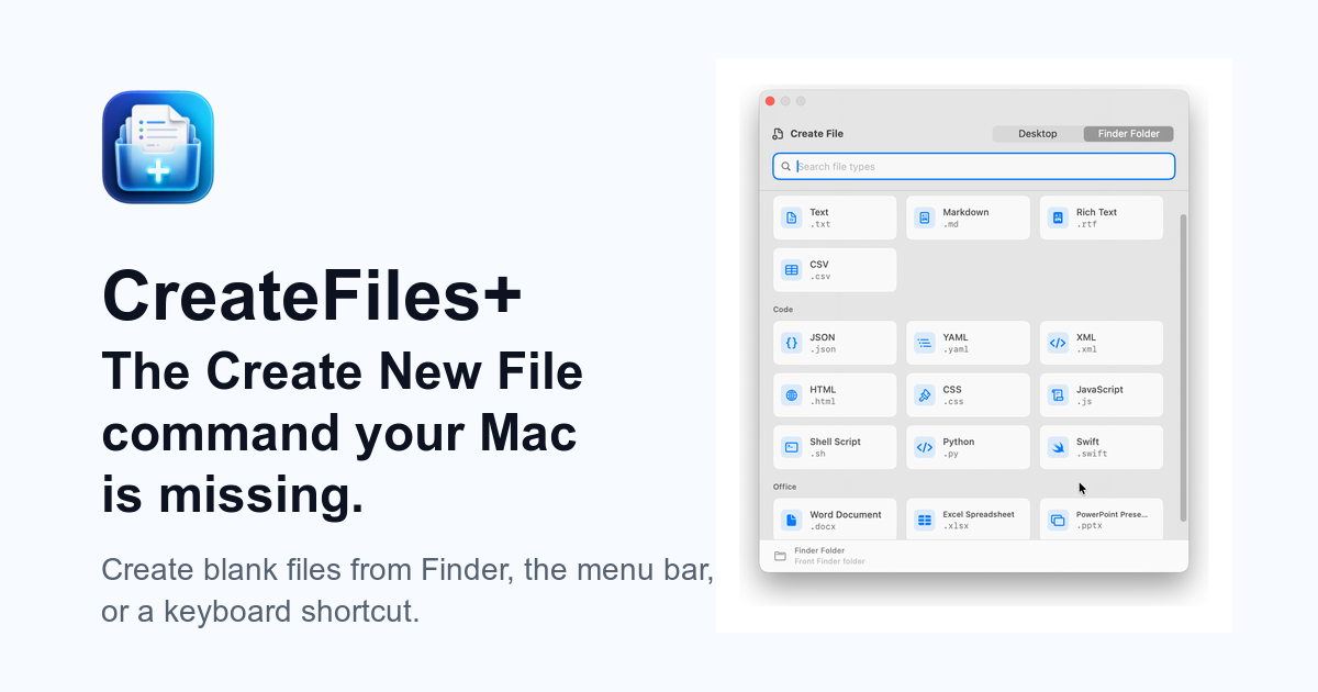 CreateFiles+