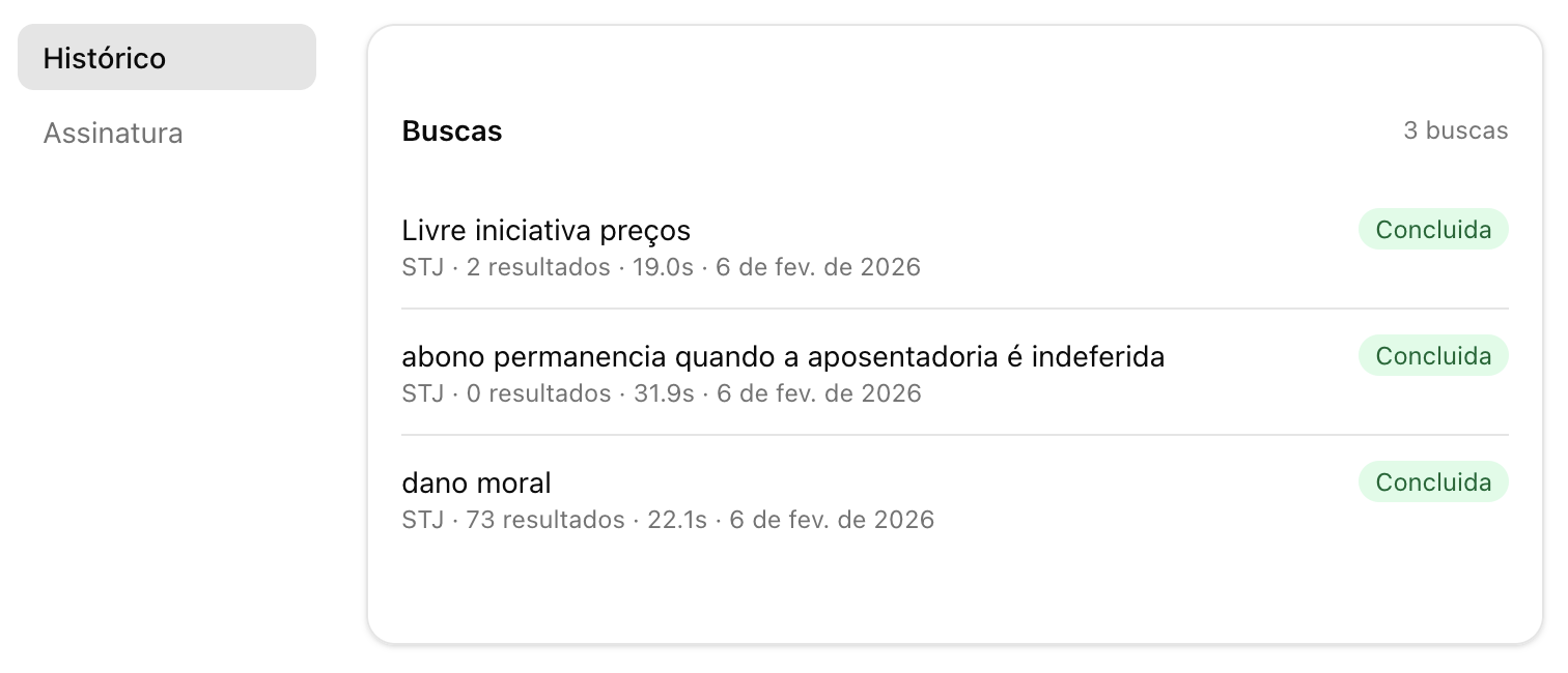 Jurisprudências.ai - Screenshot 3 showing product features and functionality