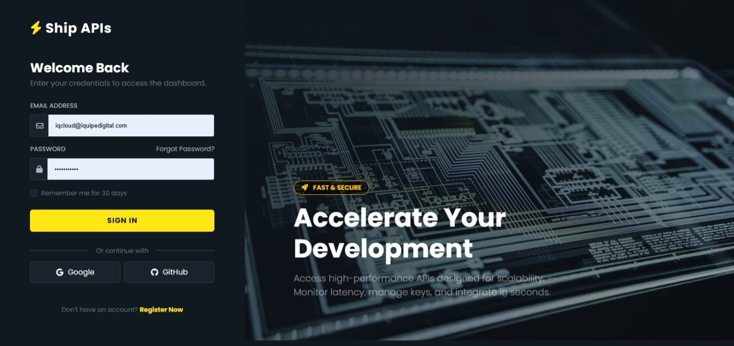 API Ship Code gallery image