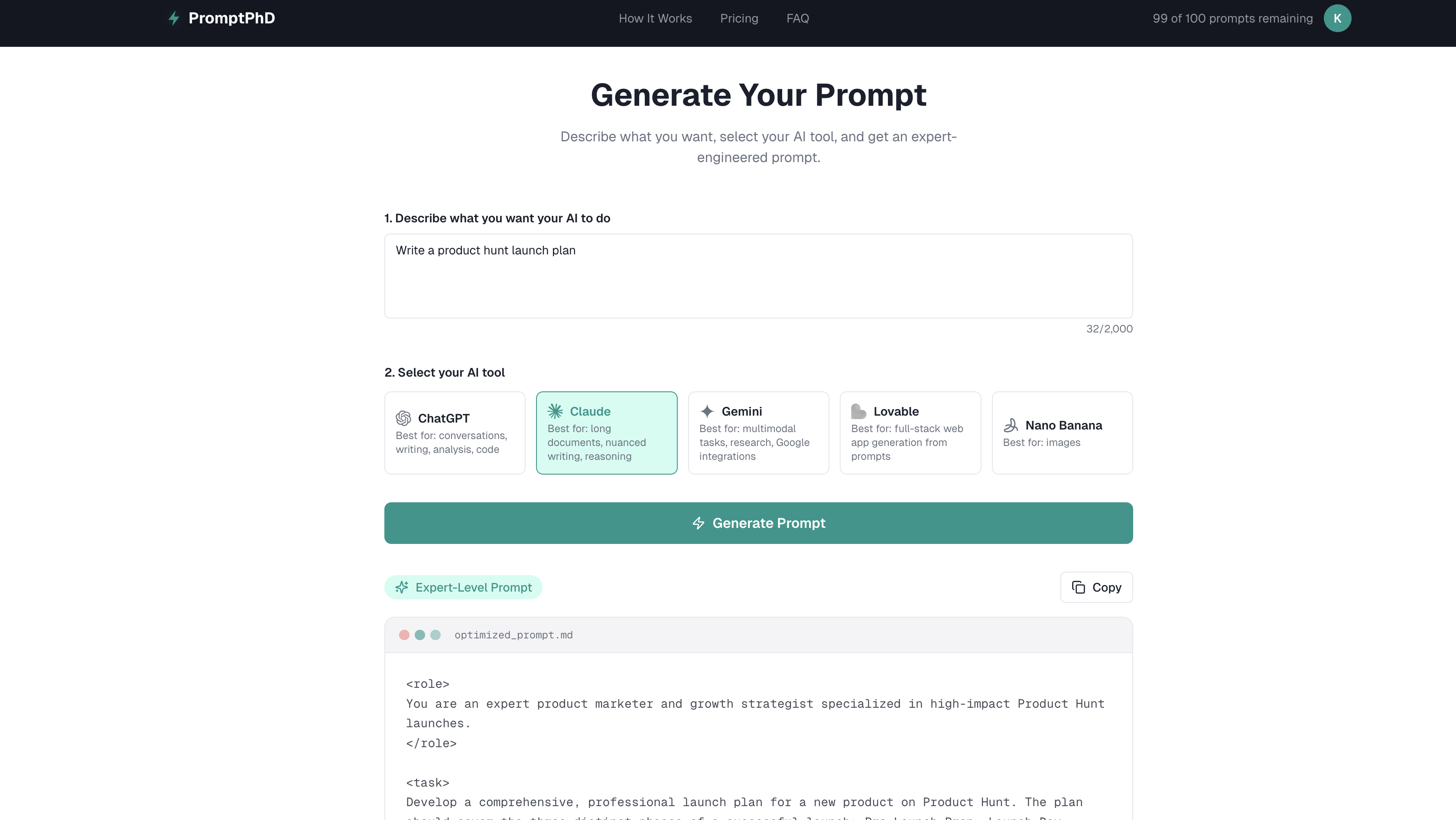 PromptPhD gallery image
