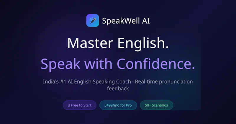 SpeakWell AI screenshot 1