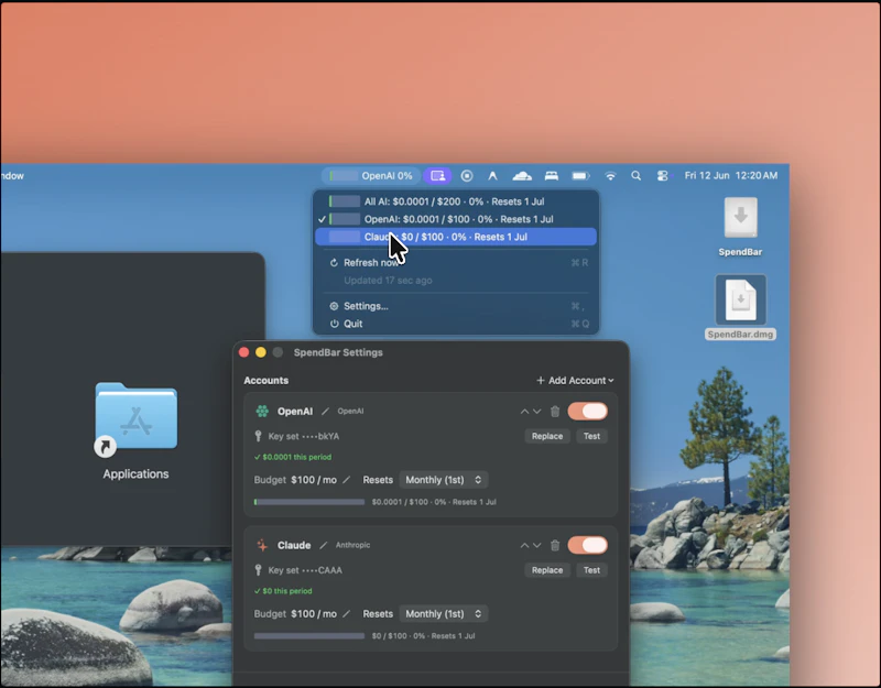 SpendBar screenshot 3