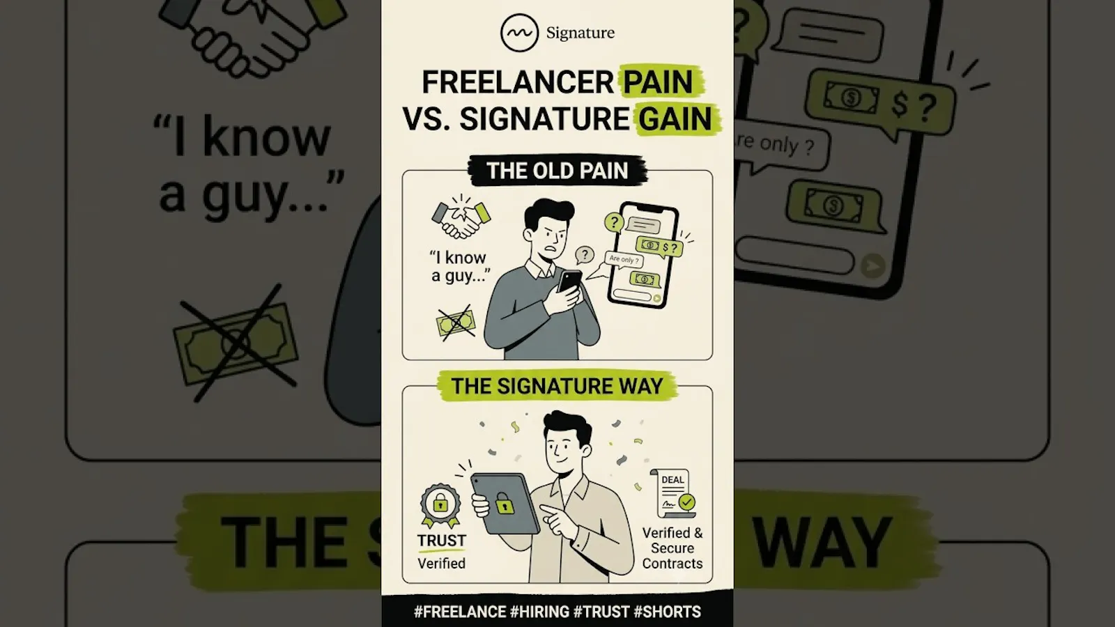 Signature launch screenshot 1 (video preview)