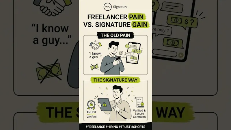 Signature launch screenshot 1 (video preview)