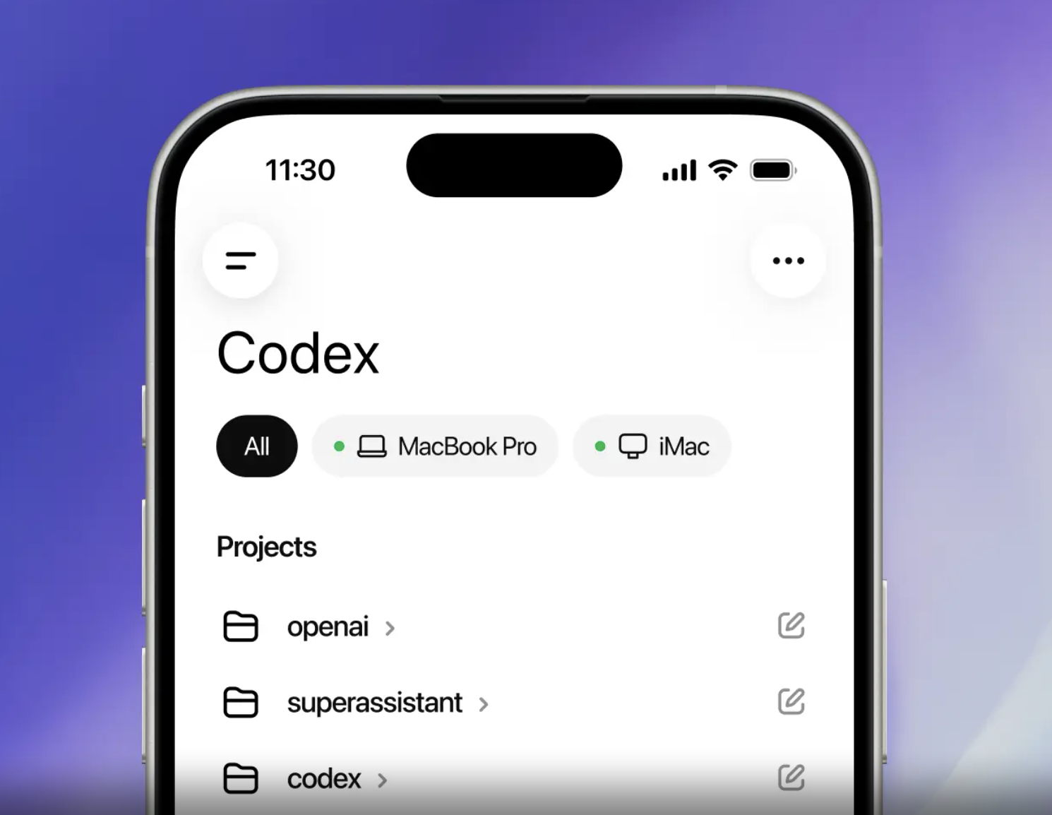 Codex for mobile gallery image