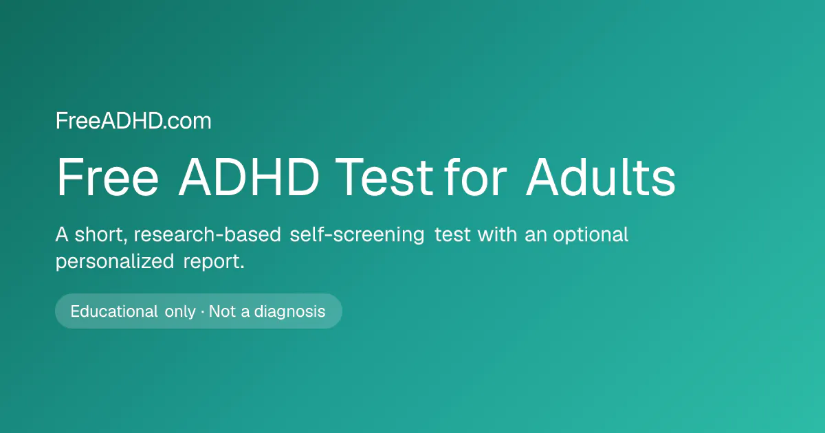 ADHD Test gallery image