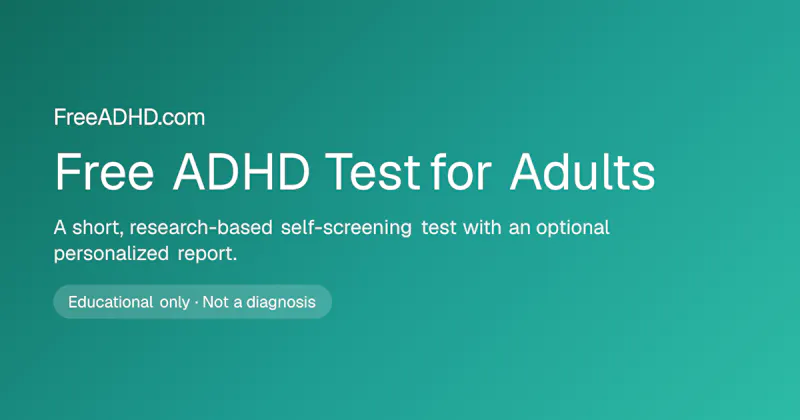 ADHD Test screenshot 2