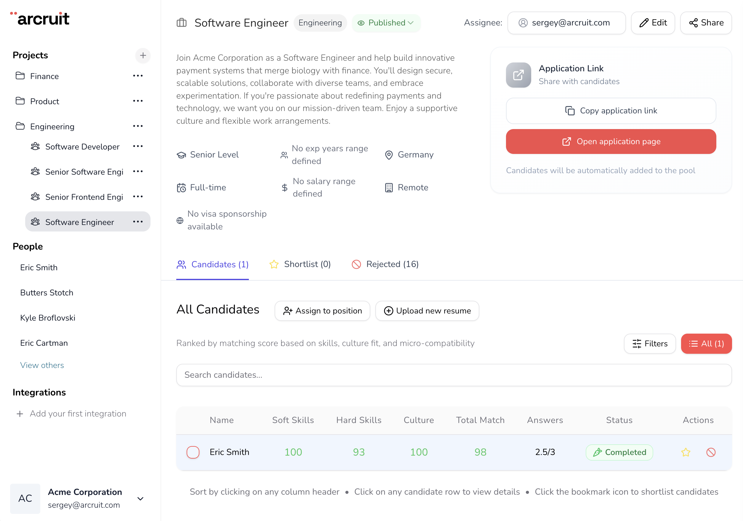 Arcruit gallery image