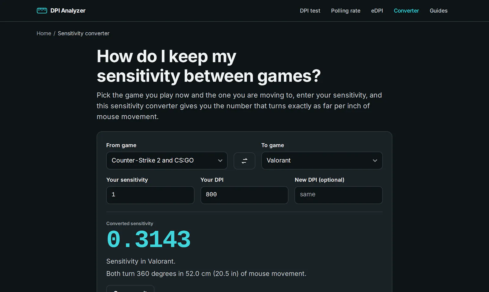 DPI Analyzer screenshot 3