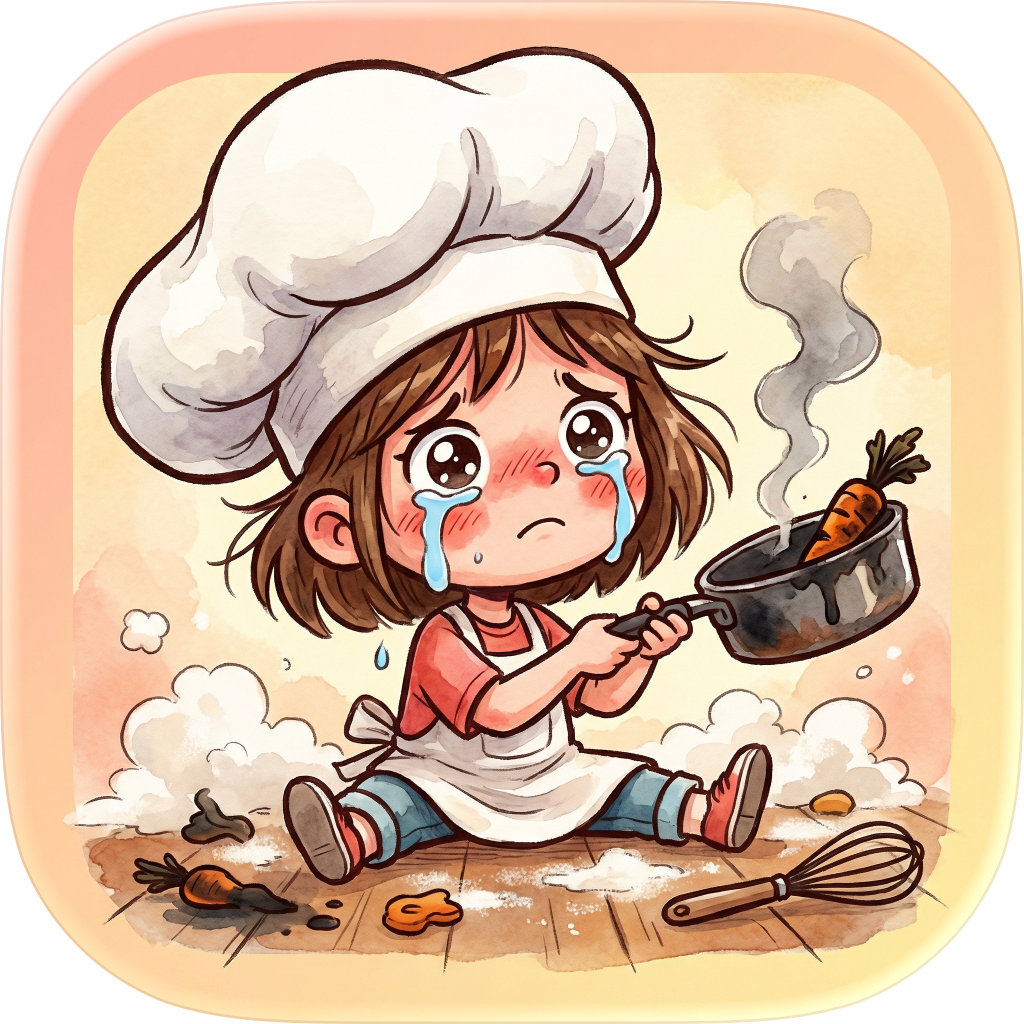 Just Tell Me What To Cook - Product Hunt launch logo and brand identity