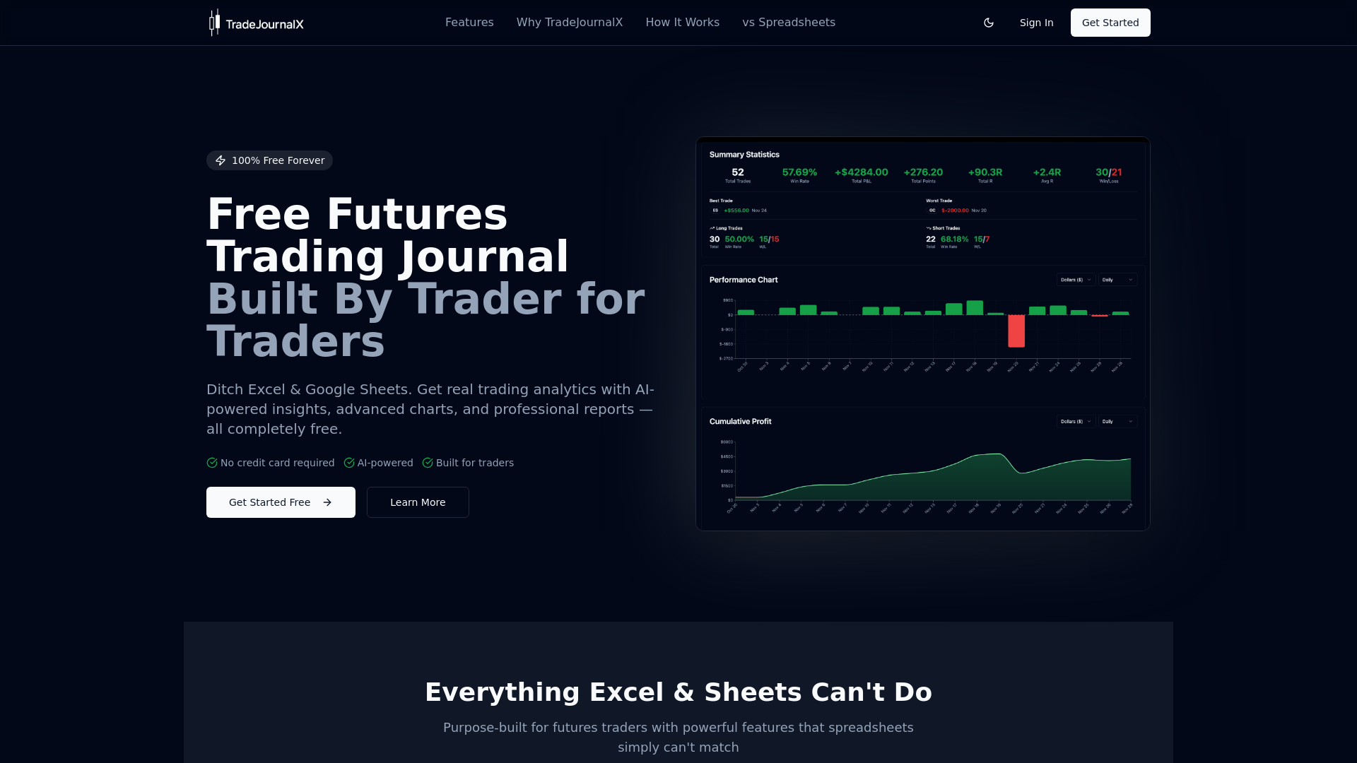 TradeJournalX gallery image