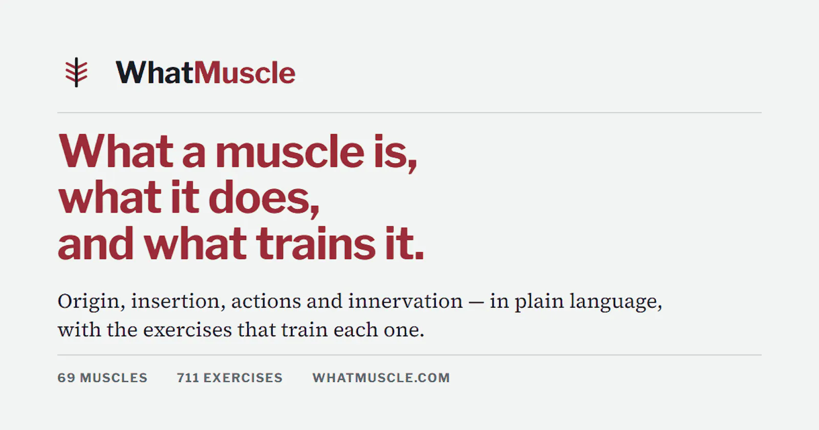 WhatMuscle screenshot 1