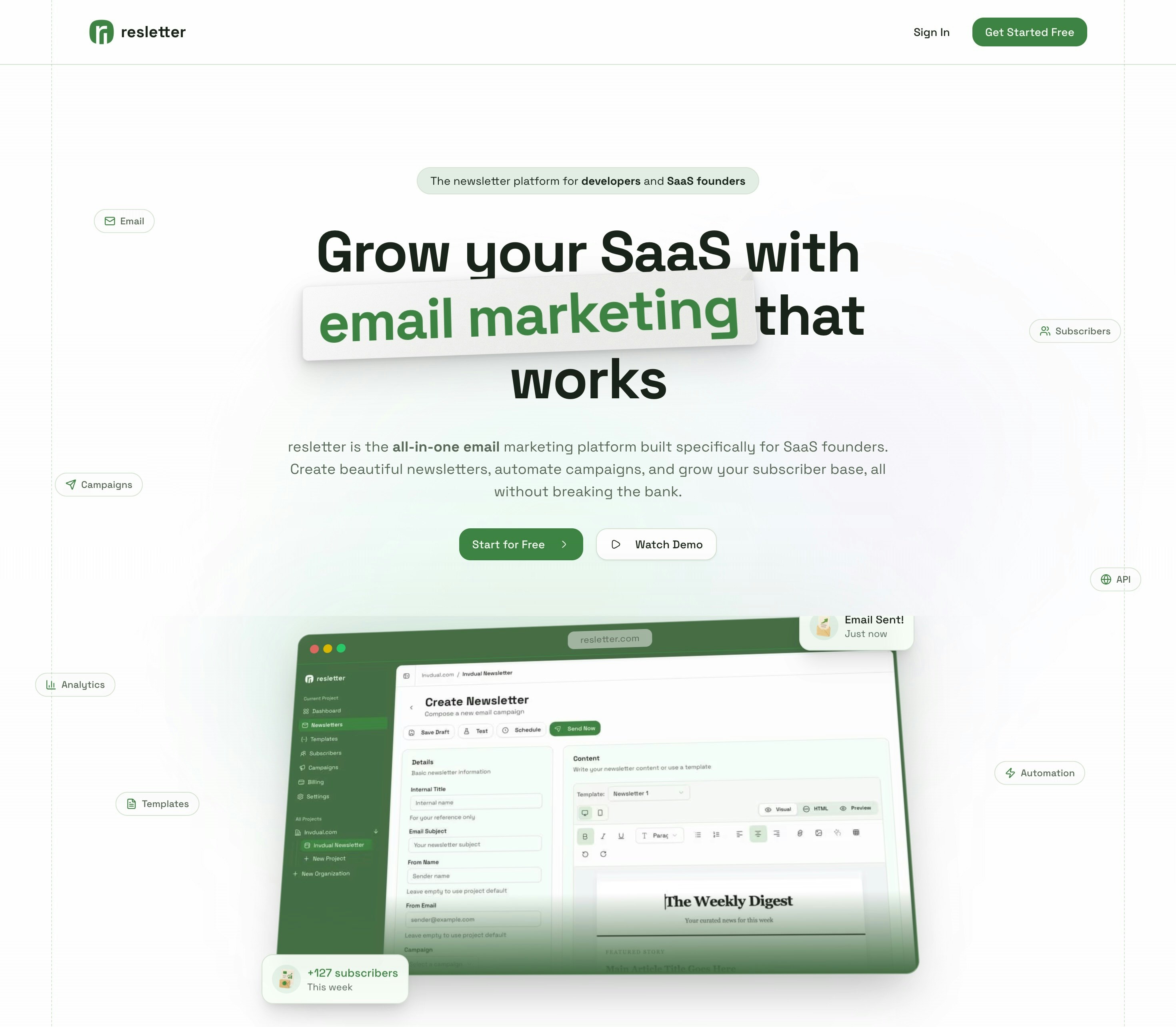 Resletter gallery image