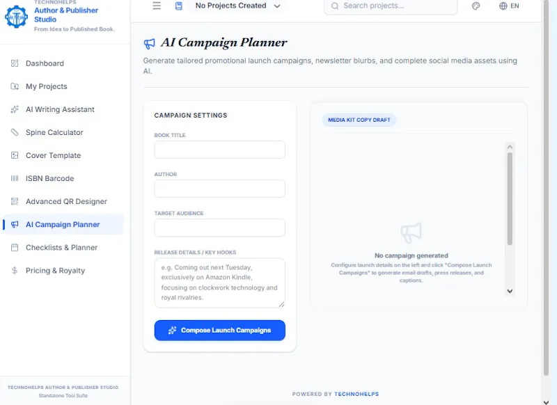 TechnoHelps Author & Publisher Studio screenshot 6