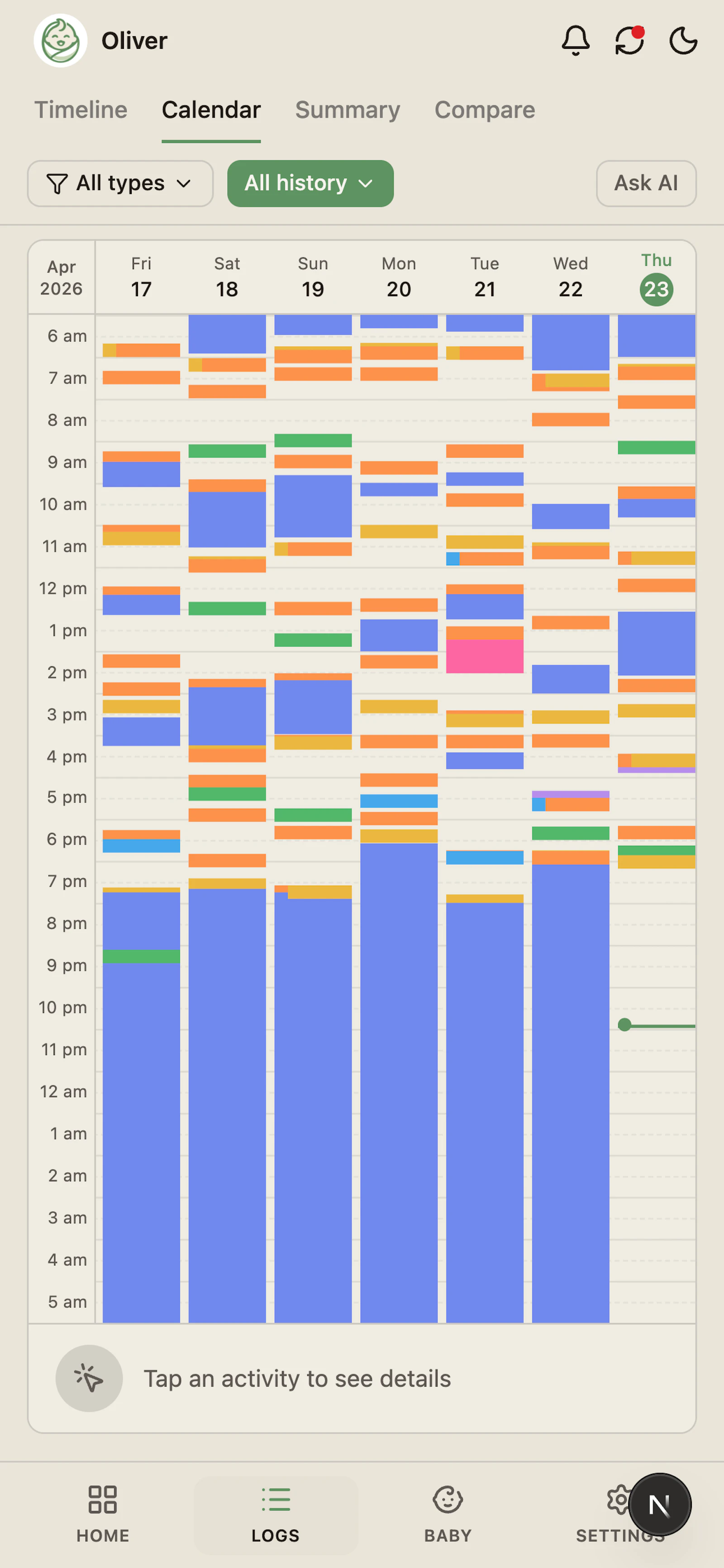 Baby Log screenshot 5