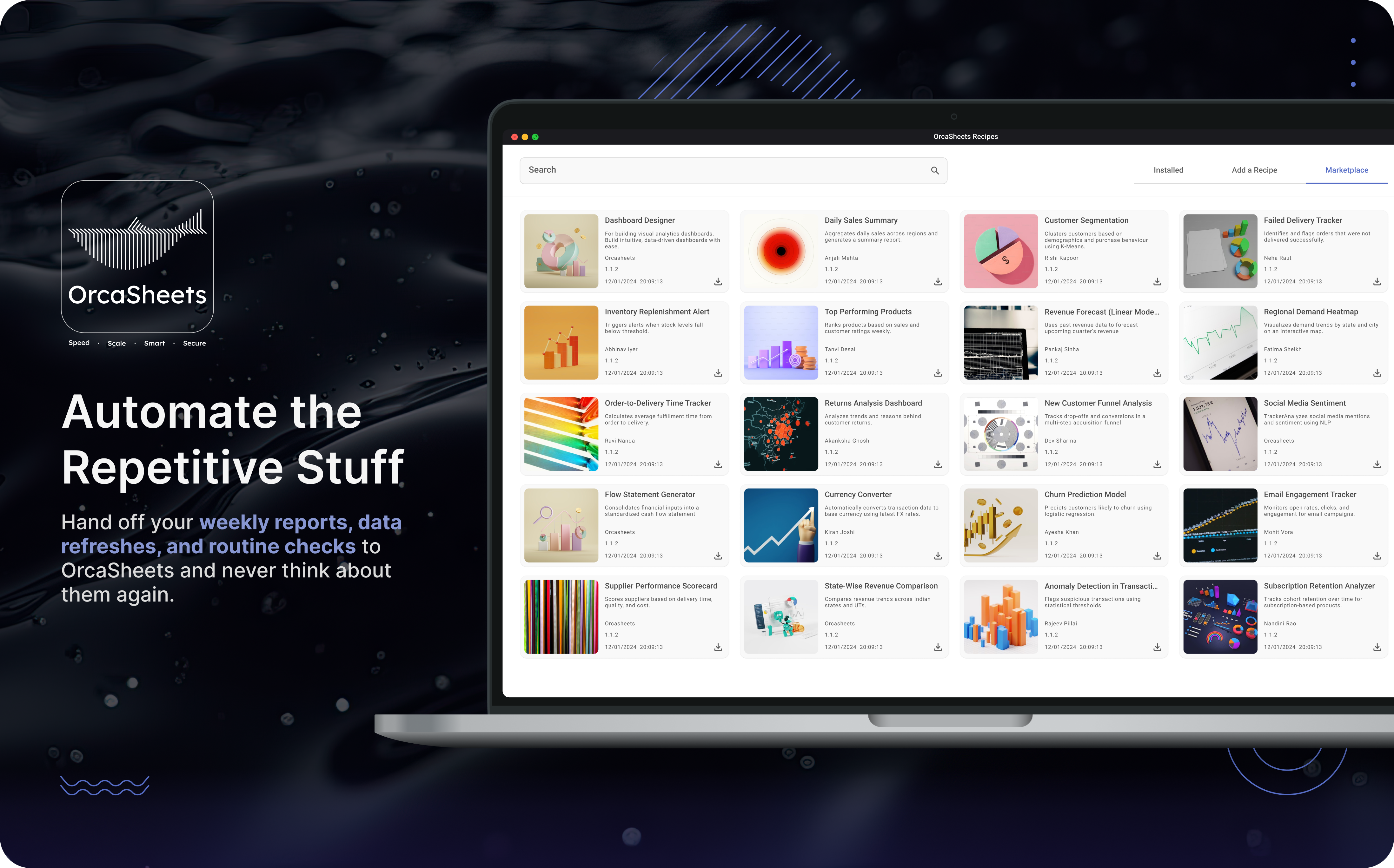 OrcaSheets gallery image