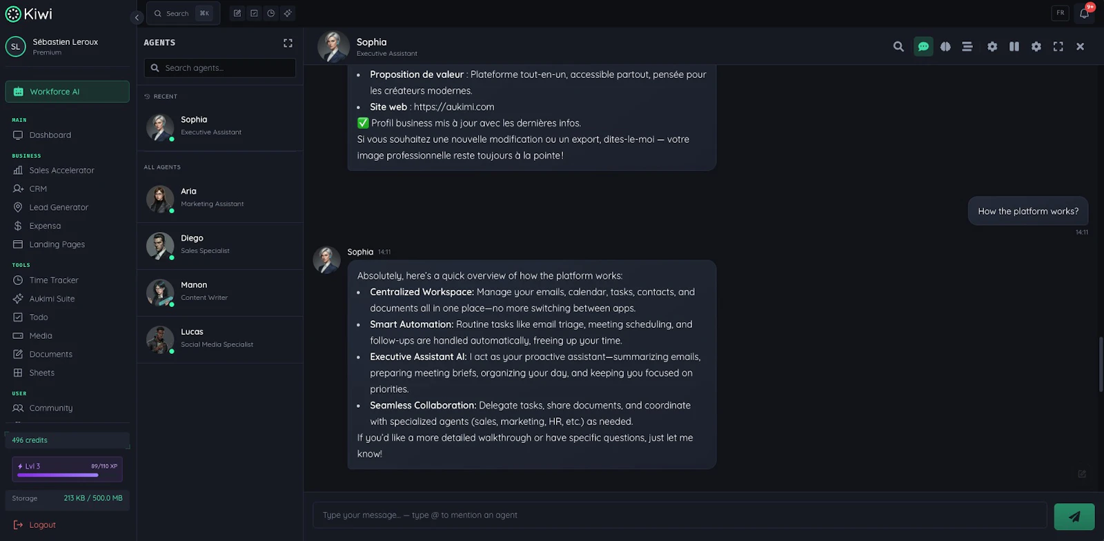 Kiwi - The Freelance Revolution screenshot 1