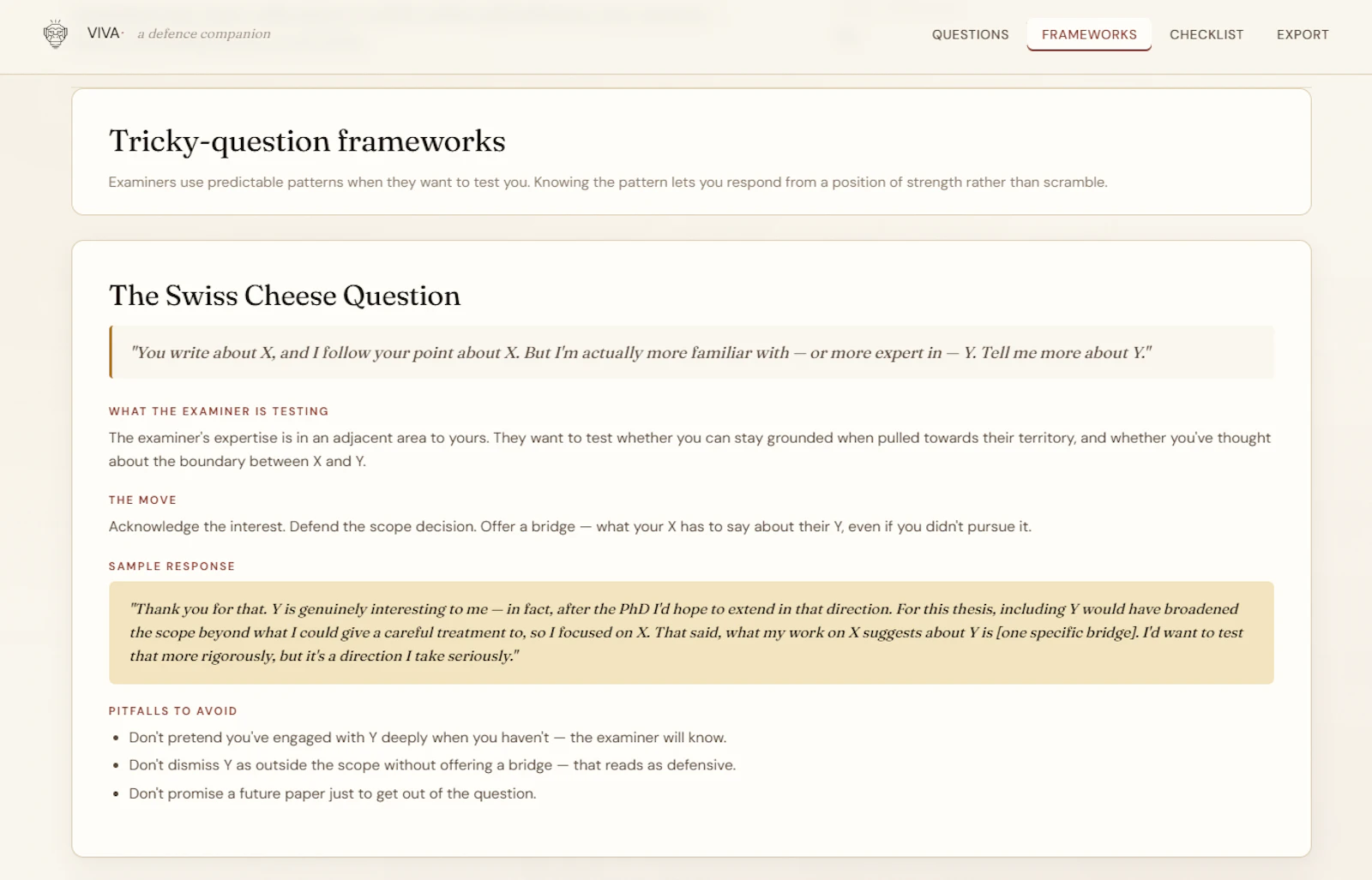 VIVA — A Defence Companion screenshot 3