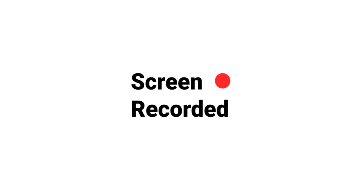 Screen Recorded gallery image