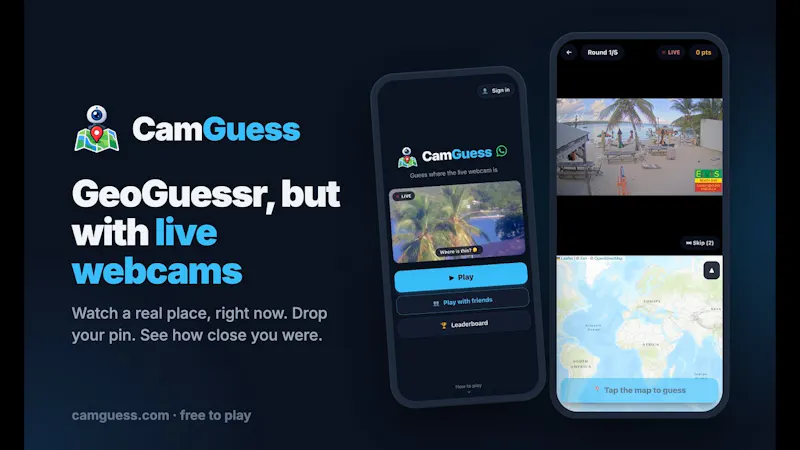 CamGuess screenshot 1 (video preview)