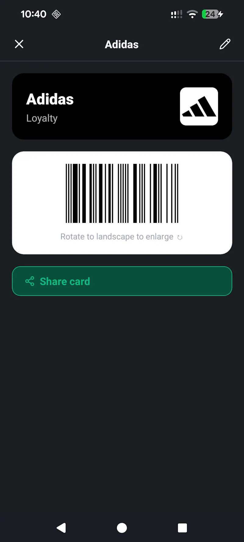 All My Cards for Android screenshot 3