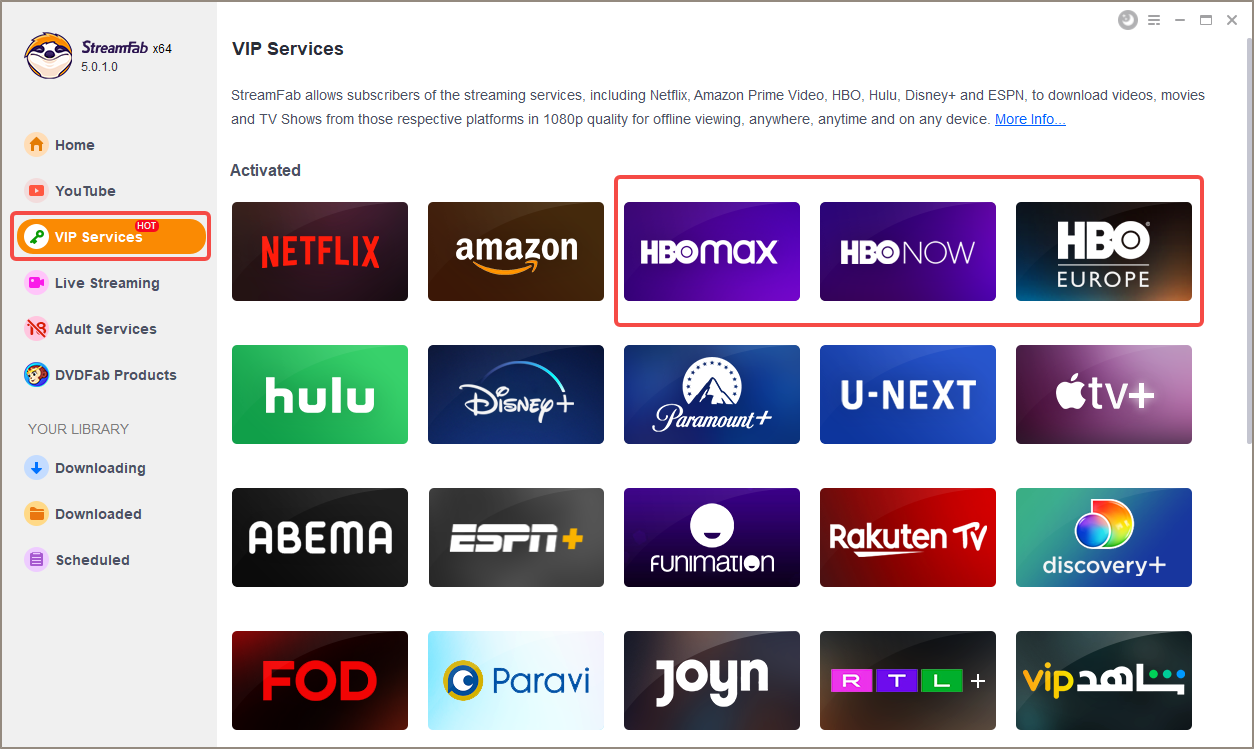 StreamFab HBO Downloader gallery image