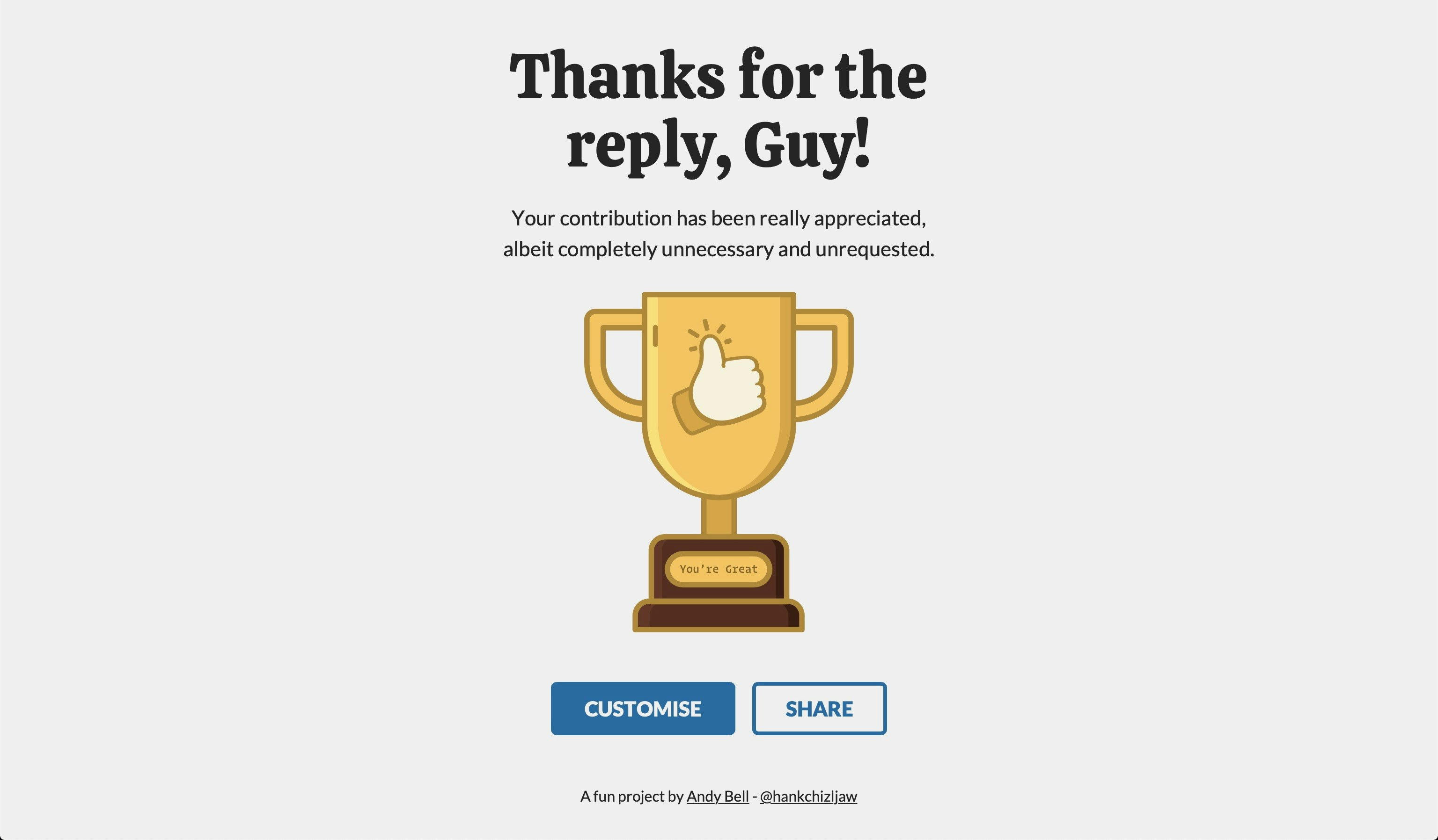 Thanks for the reply, Guy! gallery image