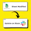 Send Slack Message on Sheet Modify