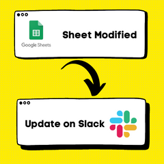 Send Slack Message on Sheet Modify