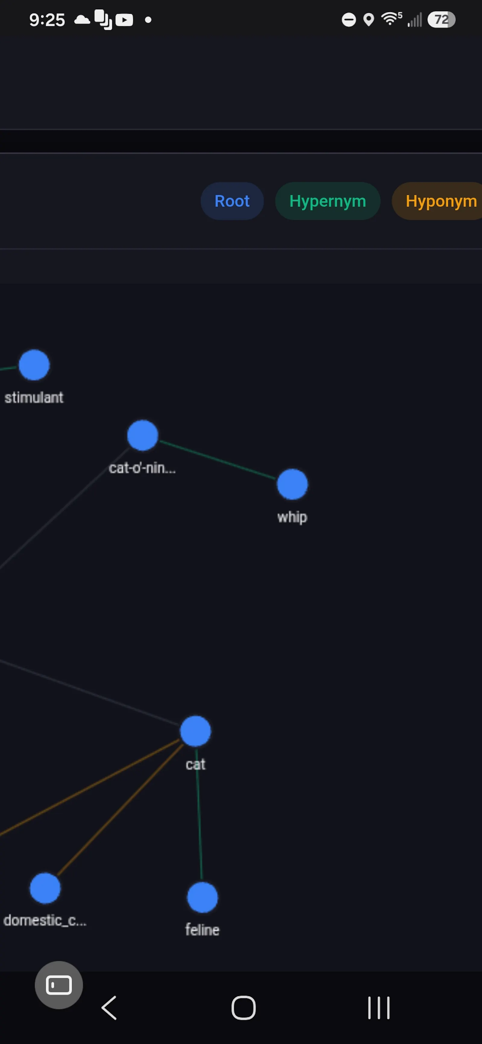 WordNet Explorer screenshot 2