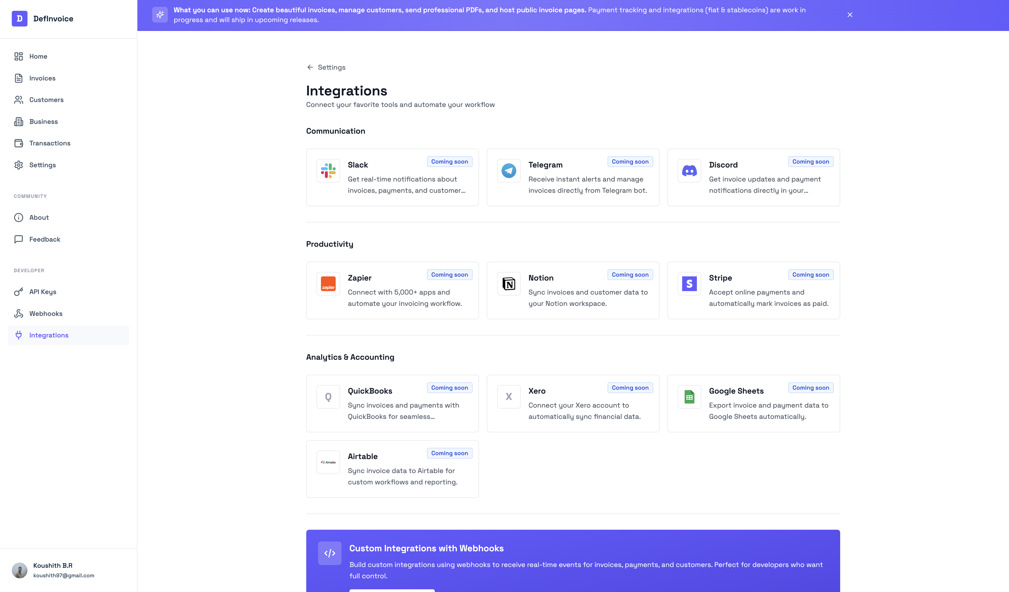 DefInvoice gallery image