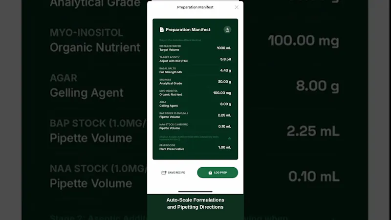 ExplantFlow: Tissue Culture screenshot 1 (video preview)