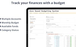 Zero based budgeting system w/ Notion  media 1