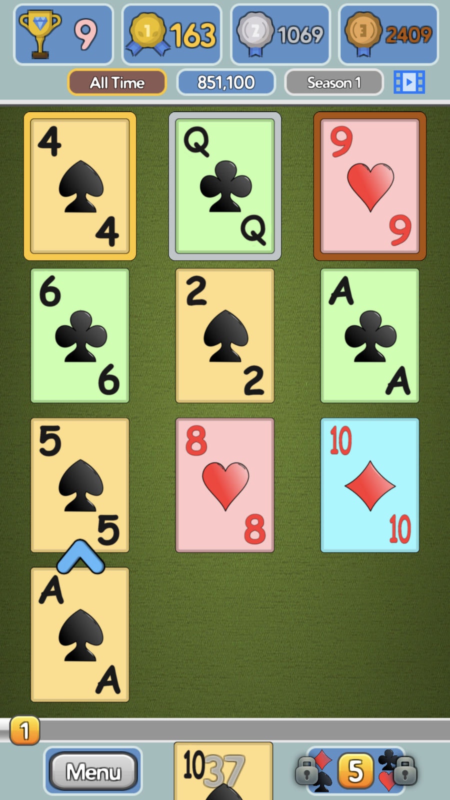 One Stack Solitaire: Free Card Game gallery image