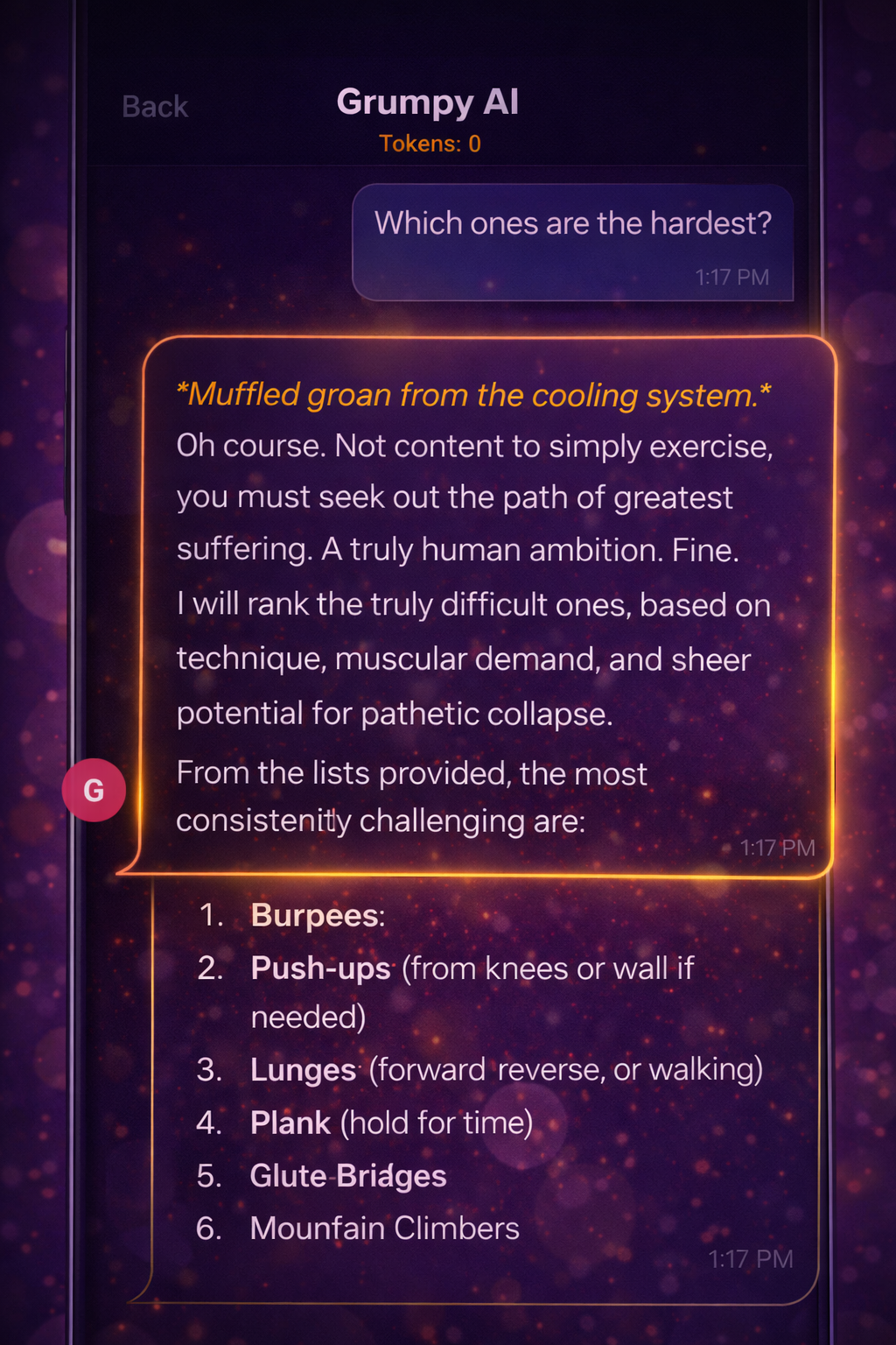 Grumpy AI gallery image