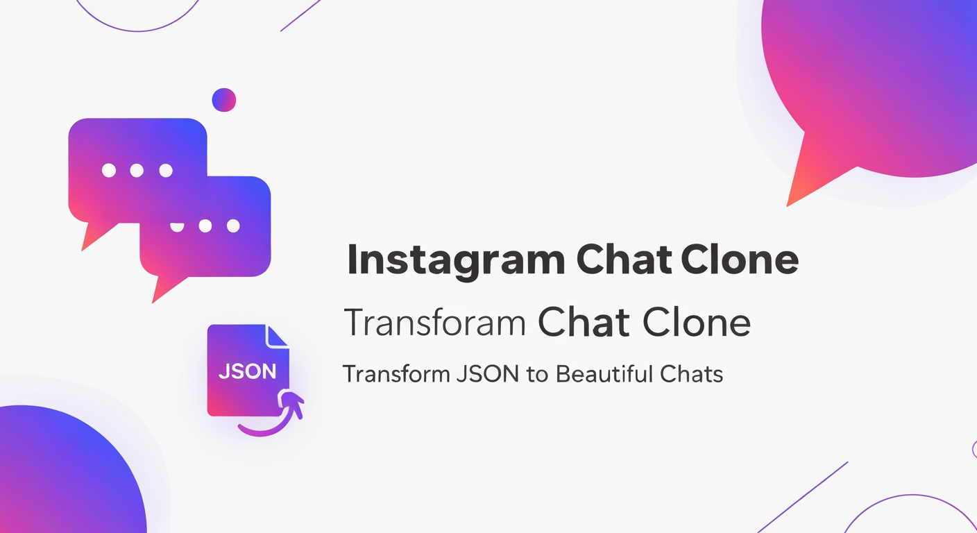 JSON to Instagram UI gallery image