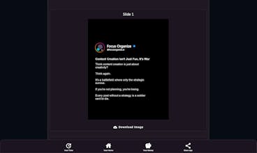 Focus Organize AI Carousel Generator gallery image