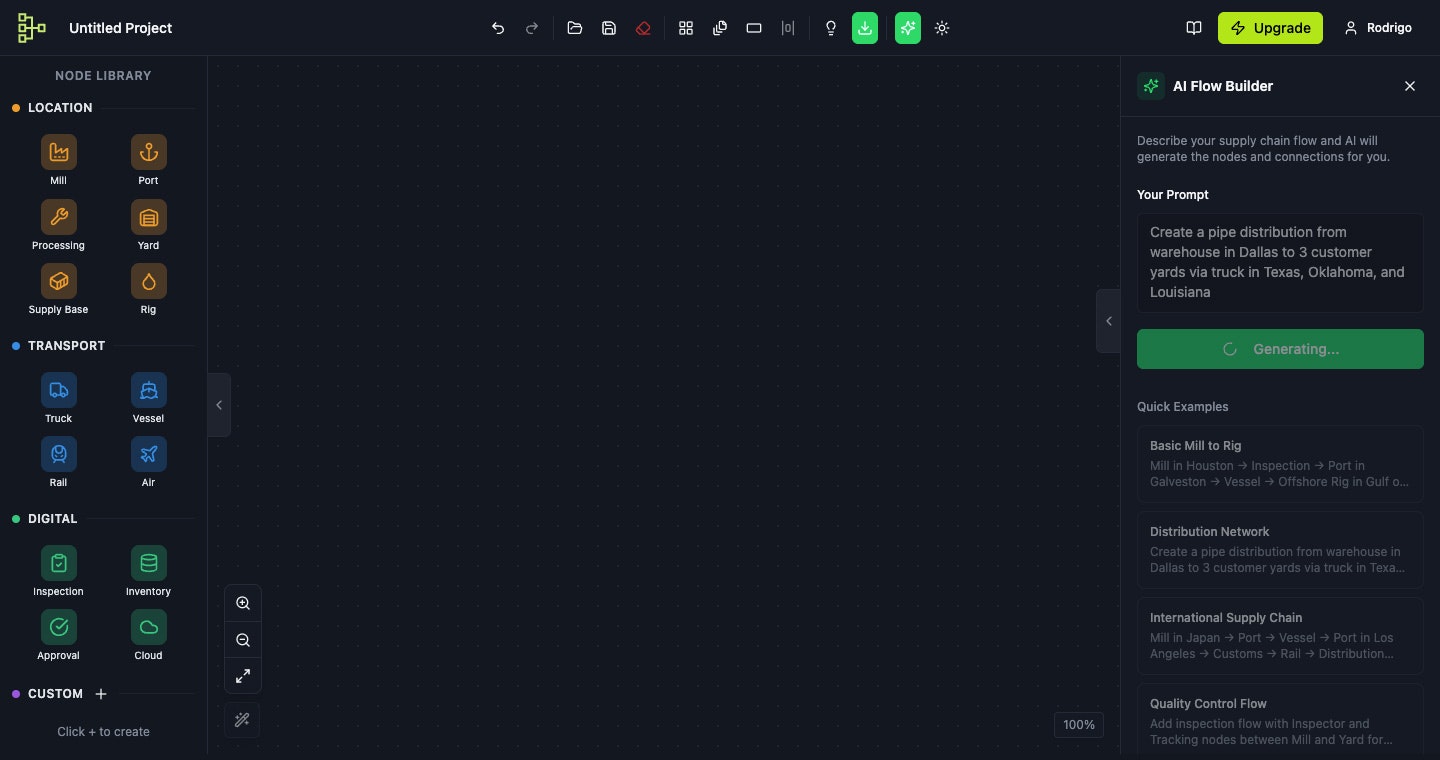 OCTG Flow Builder gallery image
